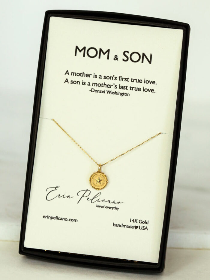 Mom & Son Necklace Star Necklace made in USA by Erin Pelicano